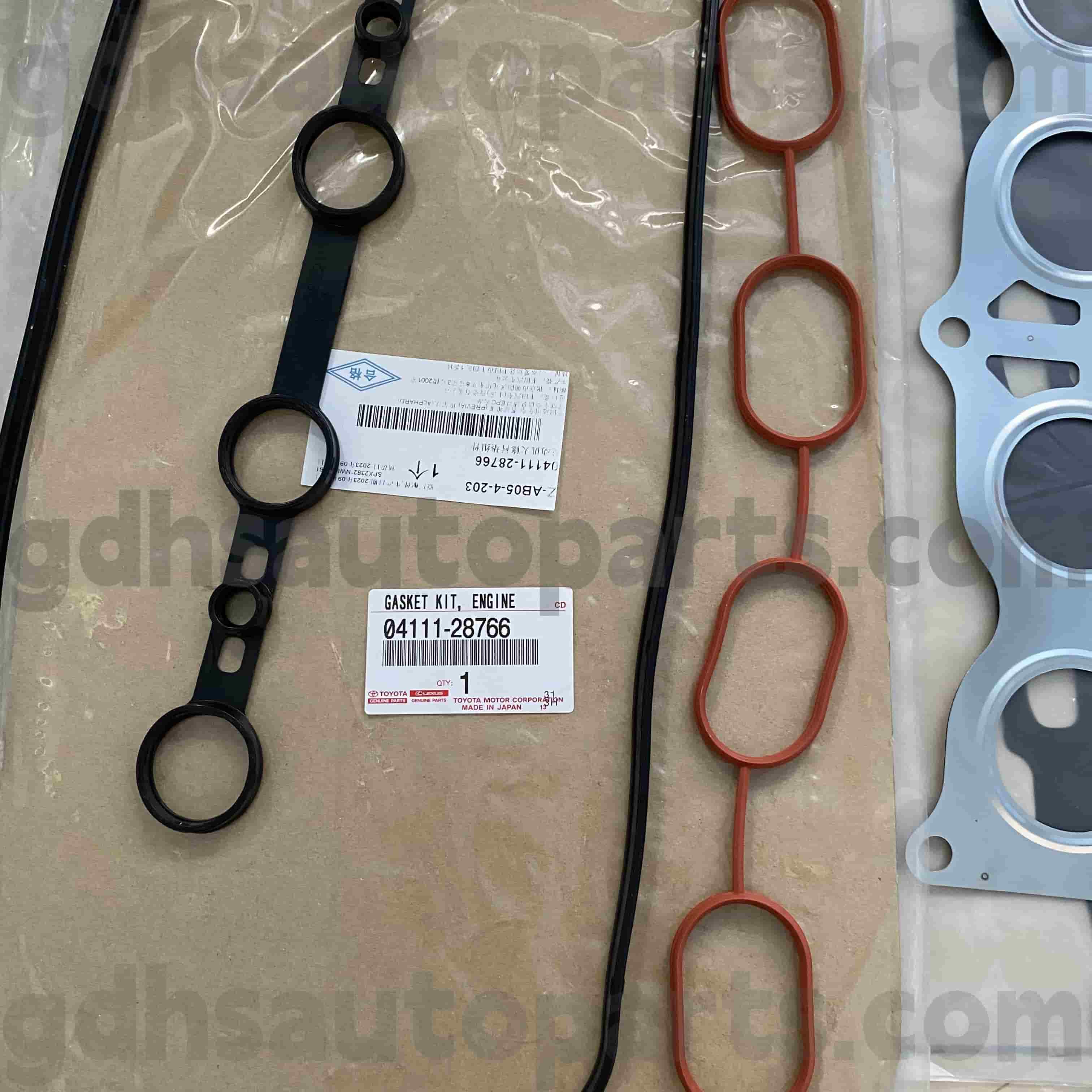04111-28766 TOYOTA GENUINE PARTS ENGINE OVERHAUL KIT PARA SA PREVIA, ESTIMA, ALPHARD