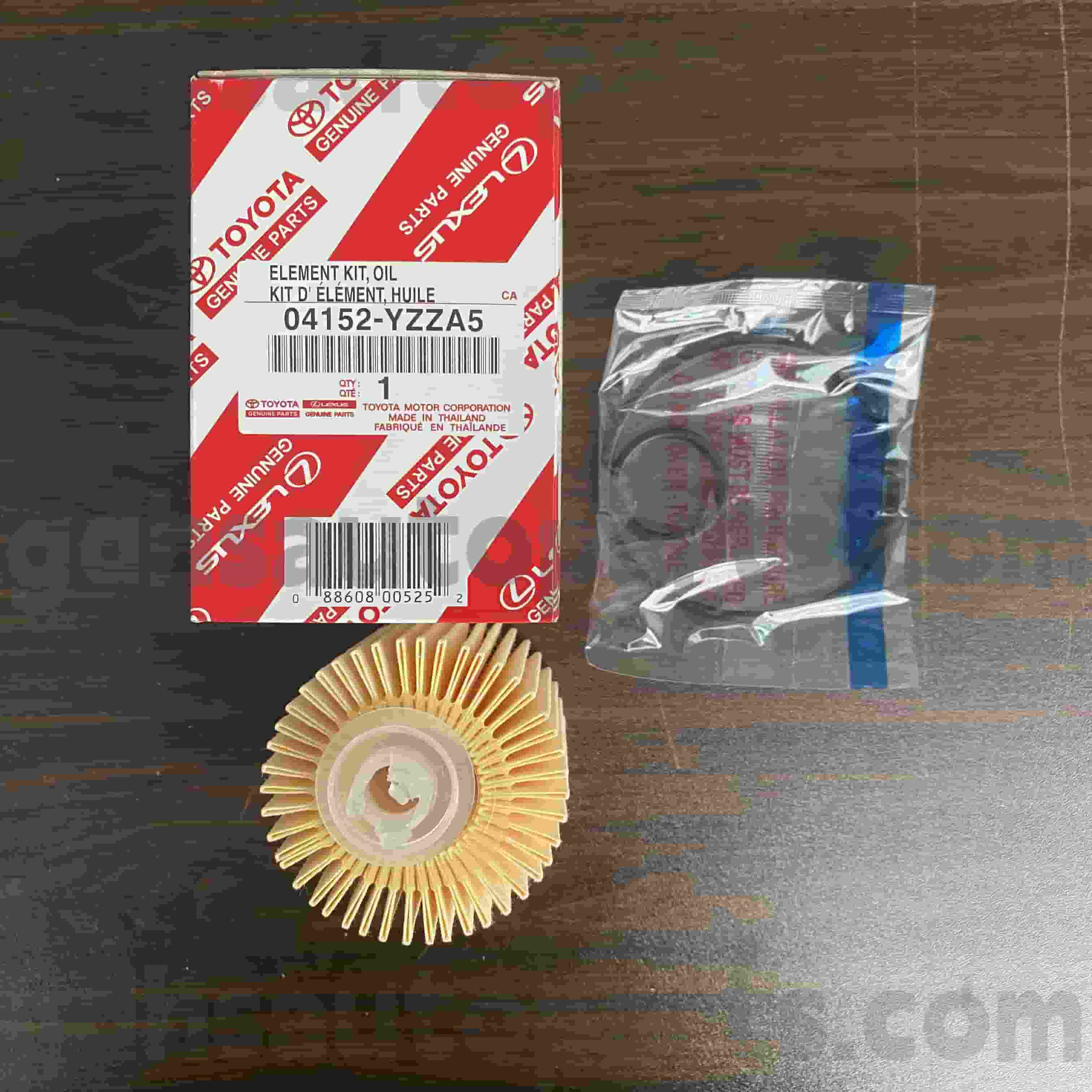 04152-yzza5 TOYOTA GENURE PARTS OIL FILTER PARA SA TOYOTA