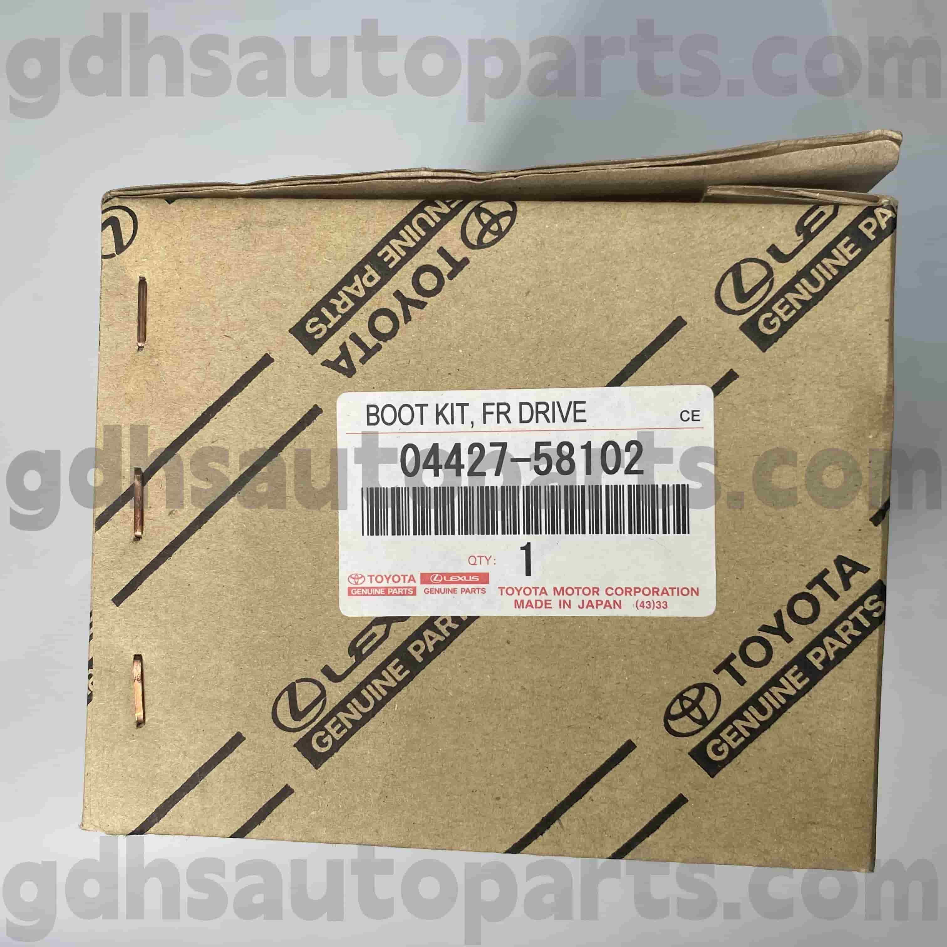 04427-58102 TOYOTA GENUINE PARTS Front pasahero-side CV boot para sa alphard chassis no. Ayh30