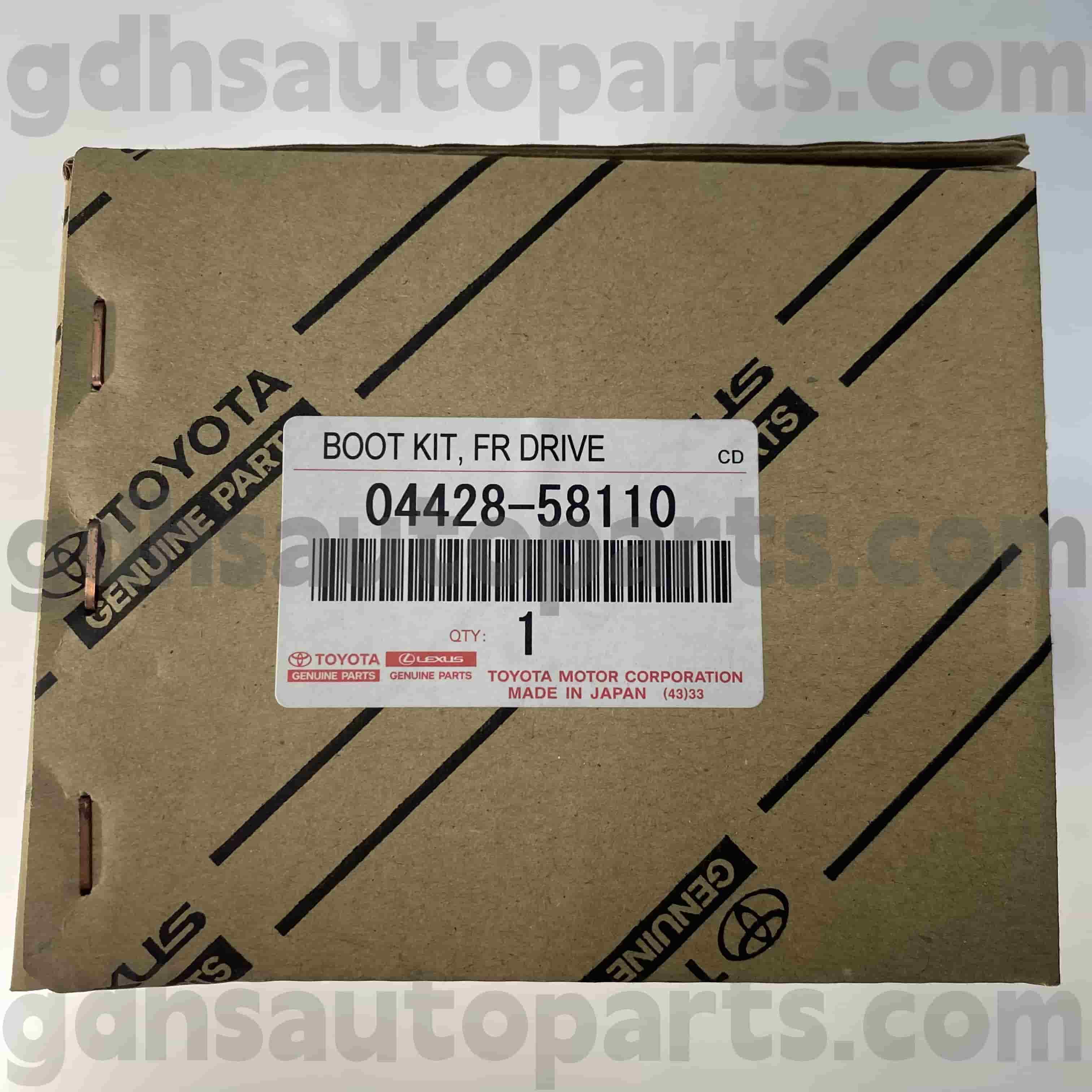 04428-58110 TOYOTA GENUINE PARTS FRONT DRIVER-SIDE CV BOOT PARA SA ALPHARD, LEXUS LM351 CHASSIS NO. GGH30