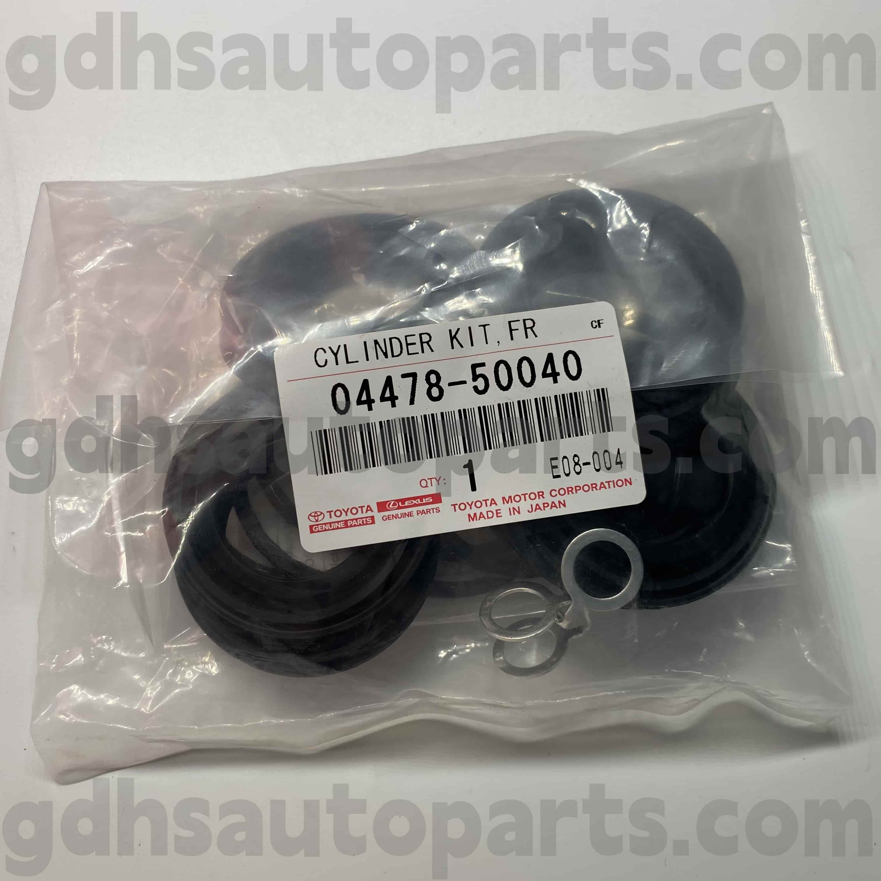 04478-50040 TOYOTA GENUINE PARTS FRONT BRAKE CYLINDER REPAIR KIT PARA SA LS460/460L, LS600H/600HL CHASSIS NO. USF4# uvf4#