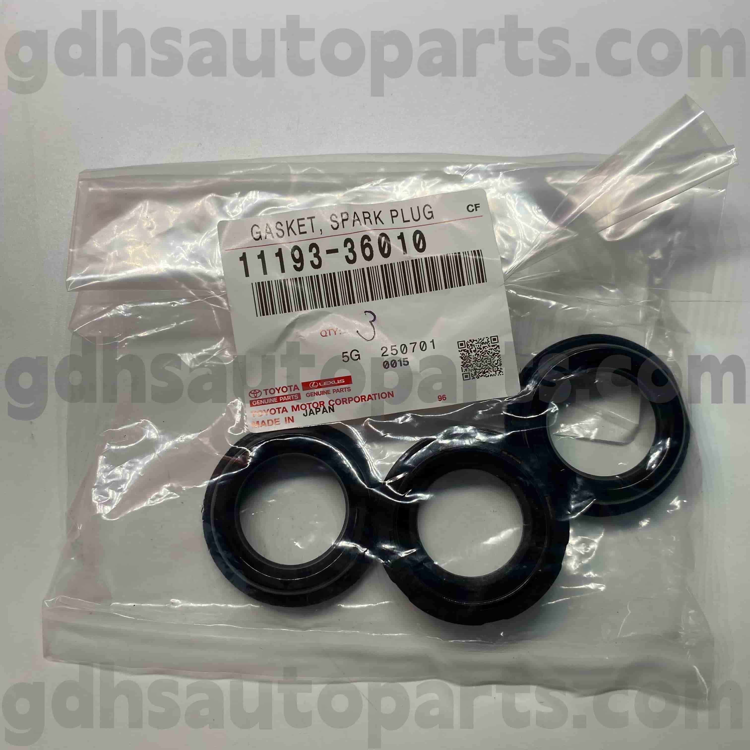 11193-36010 TOYOTA Tunay na Mga Bahagi Spark Plug Rubber Ring Para sa Harrier, Lexus ES350/300H Chassis no. Ayh30