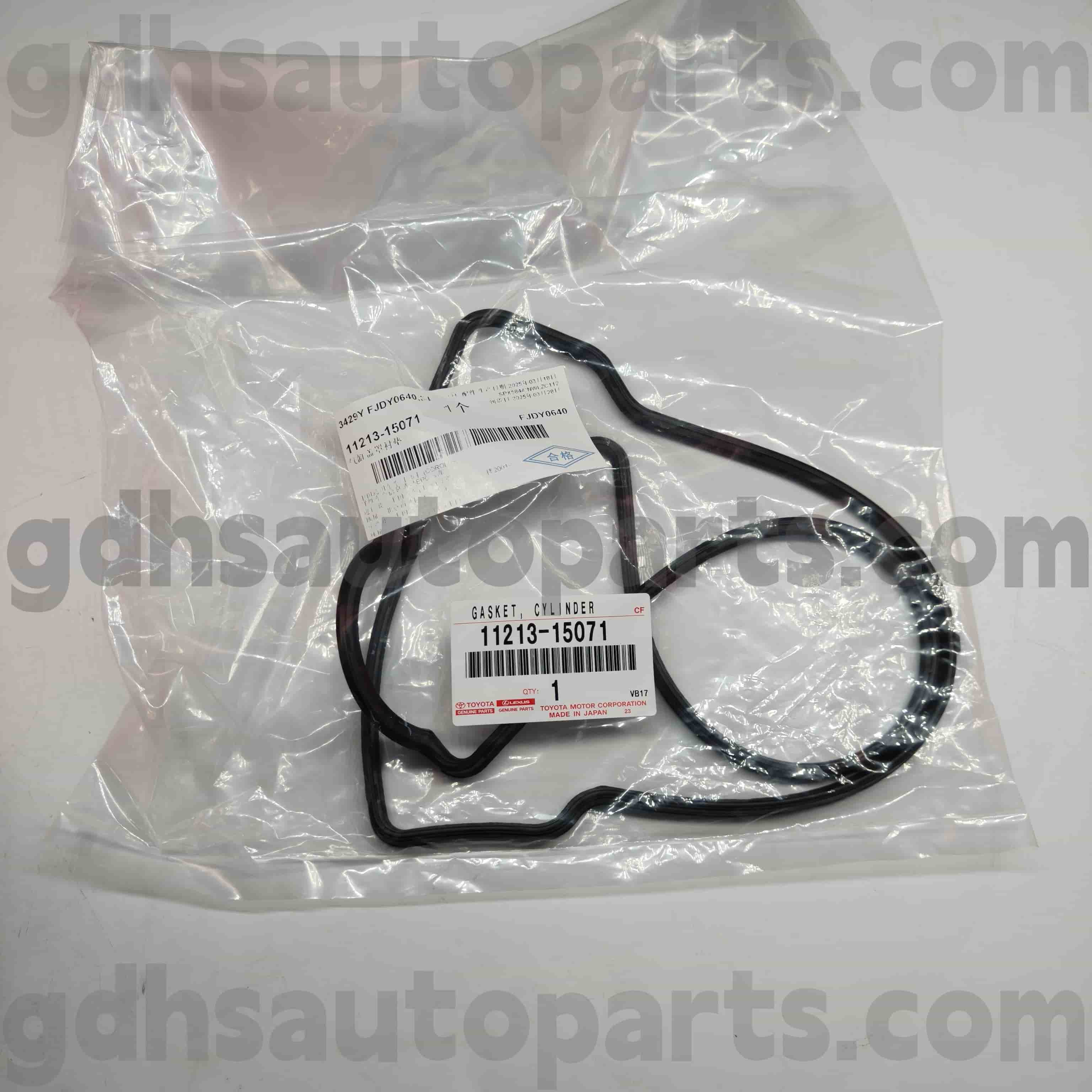 11213-15071 TOYOTA GENUINE PARTS VALVE COVER RUBBER RING PARA SA COROLLA, CELICA, SOLUNA CHASSIS NO. AE10# 11# AL50