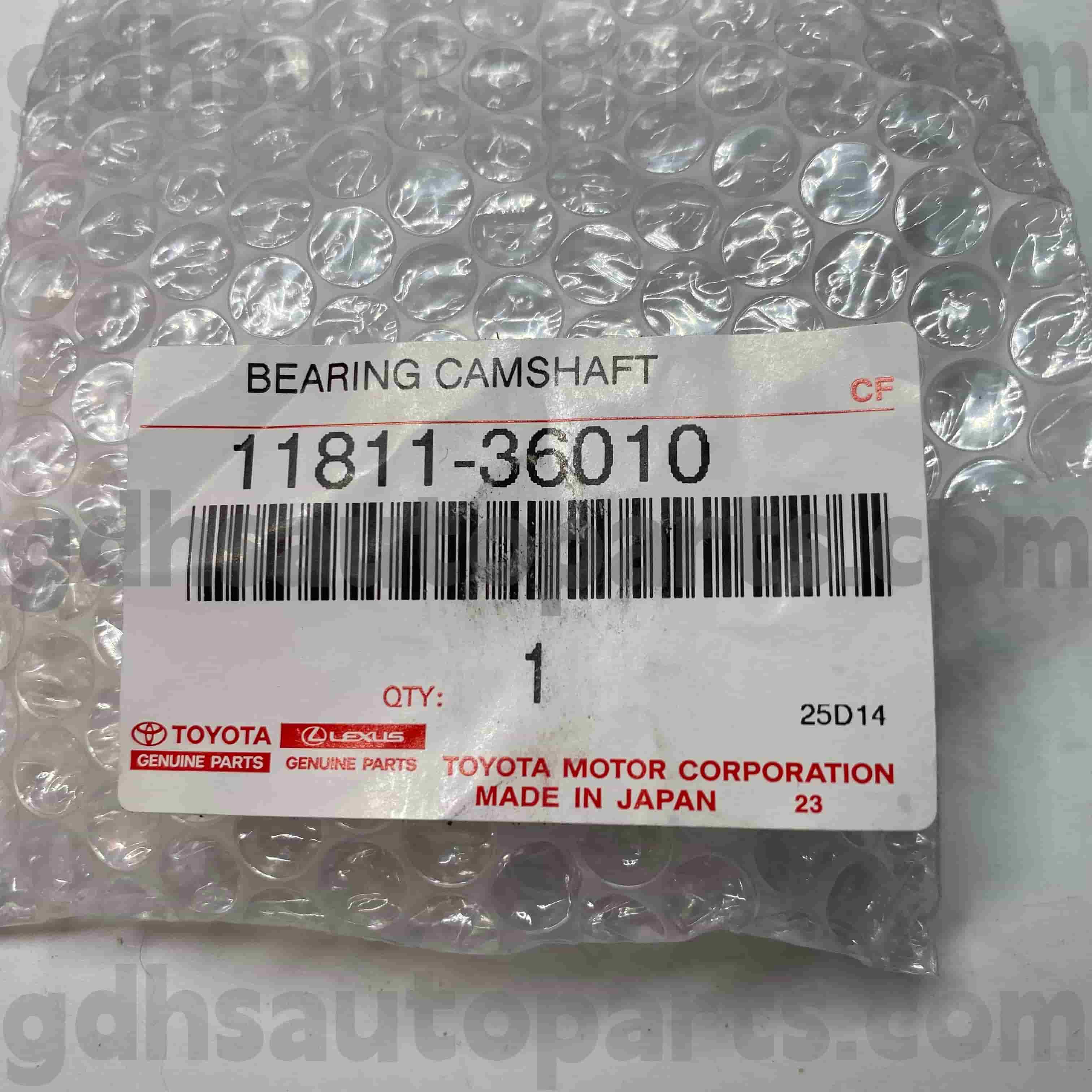11811-36010 Toyota Genuine Parts Camshaft Bearing para sa CAMRY, HARRIER, LEXUS ES350/300H Chassis NO.AYH30