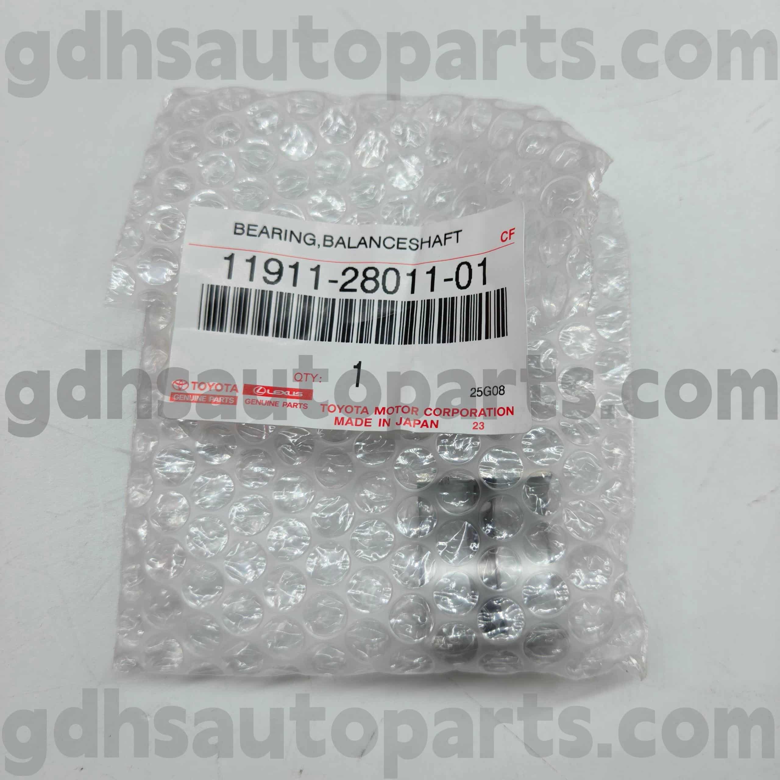 11911-28011-01 Toyota Genuine Parts Balance Shaft Bearing para sa CAMRY, HARRIER, RAV4, PREVIA Chassis NO.ACV4# ACR50 AC