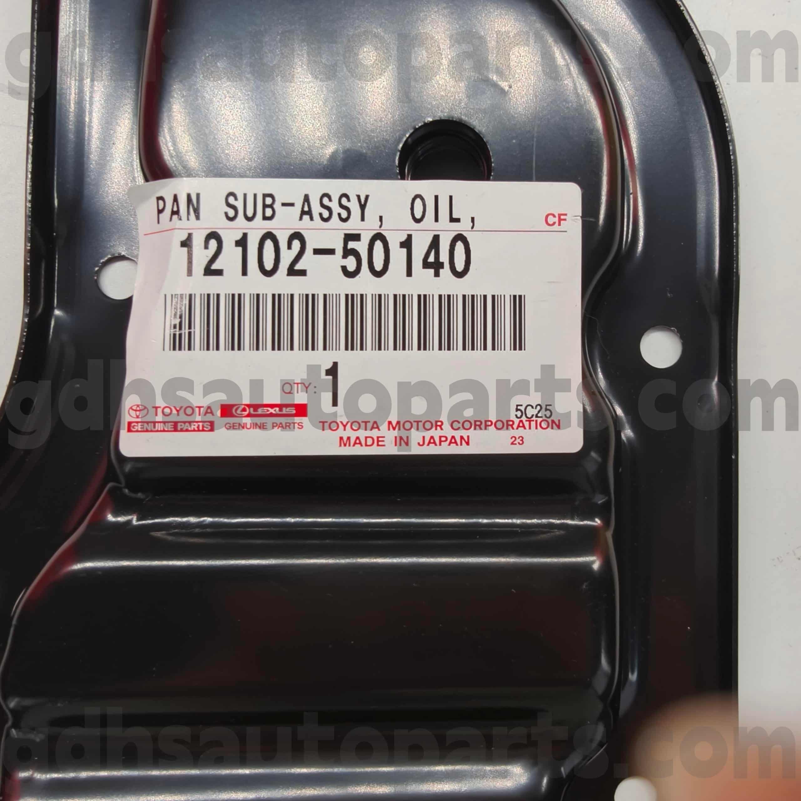 12102-50140 Toyota Genuine Parts Oil Pan para sa LAND CRUISER Chassis NO.2UZFE UZJ200