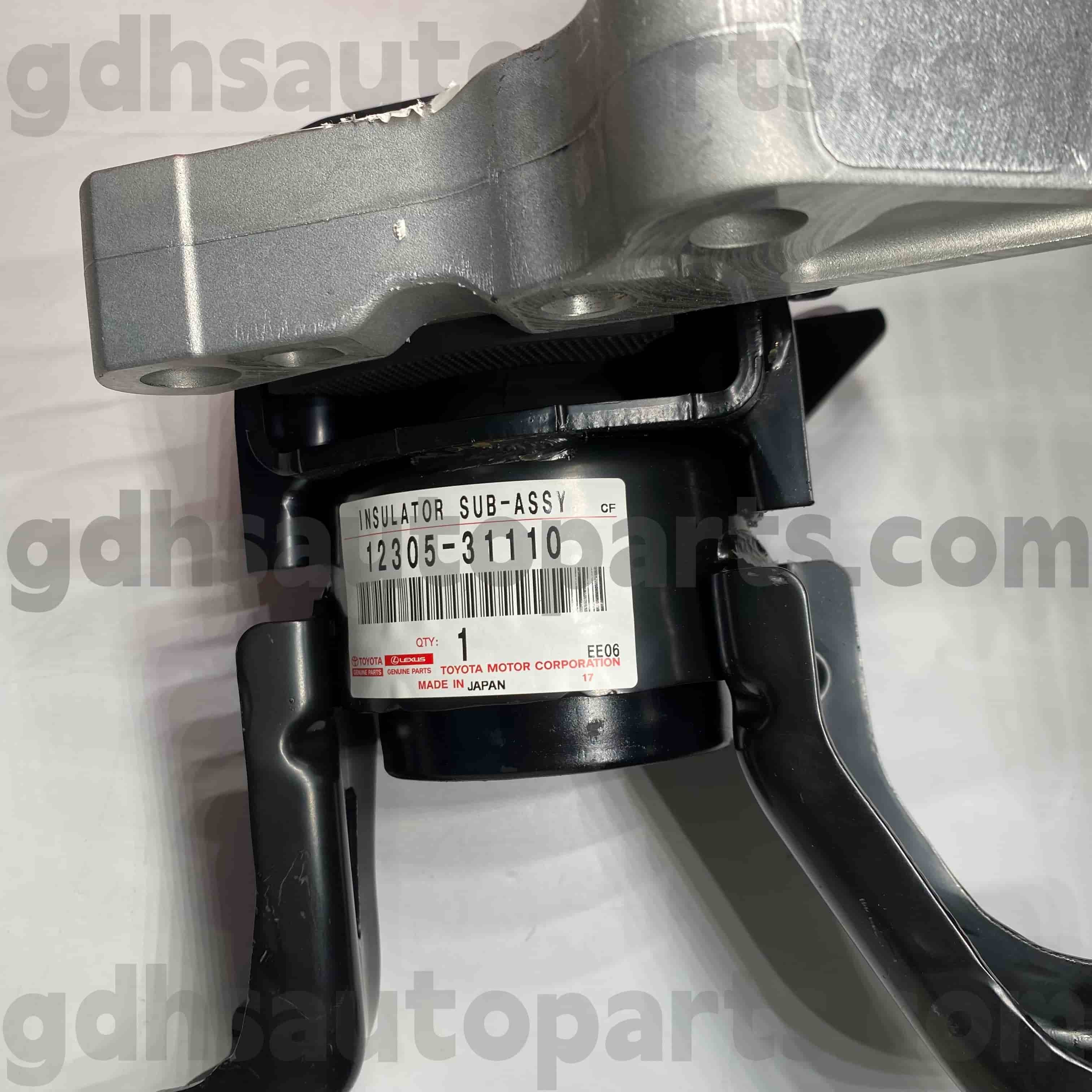 12305-31110 Toyota Genuine Parts Right Engine Mount para sa ALPHARD, LEXUS LM350/LM300H Chassis NO.GGH30