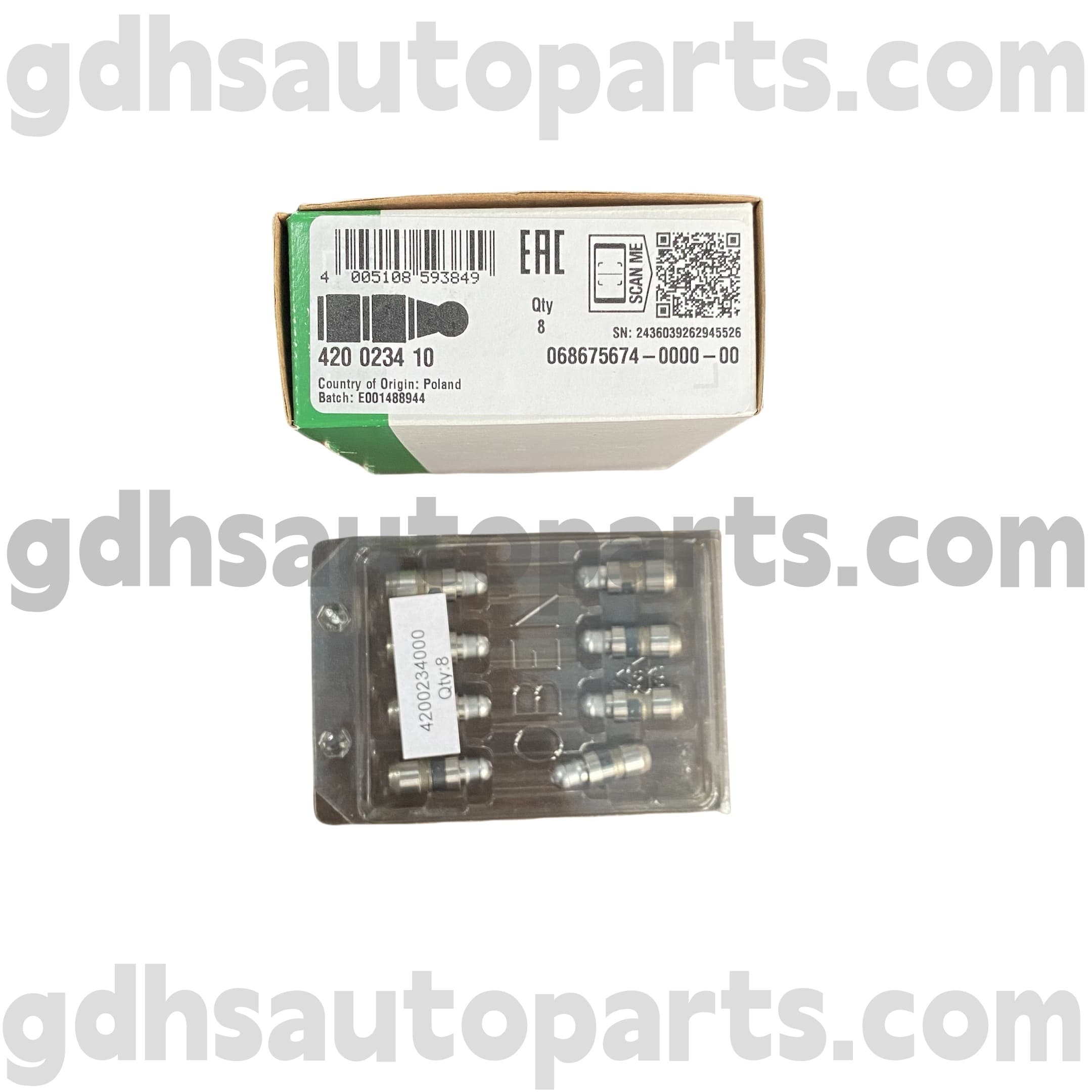 4200234100 Schaeffler Ina Valve Lifter para sa Range Rover Evoque, Land Rover Discovery Sport OE no. LR004168