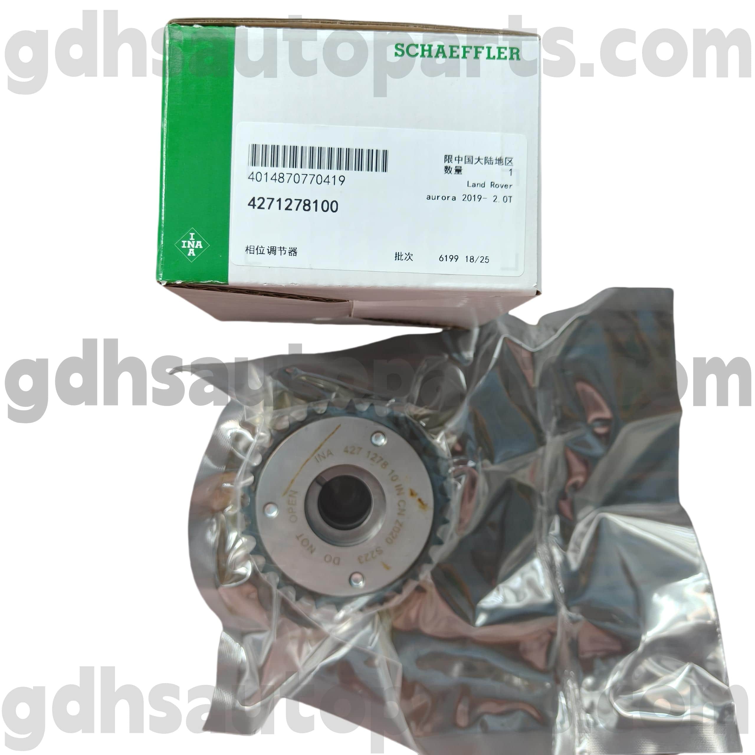 4271278100 Schaeffler Ina Camshaft Timing Sprocket para sa Range Rover Velar, Land Rover Discovery 4, Range Rover, Range Rover Sport OE no. LR142279