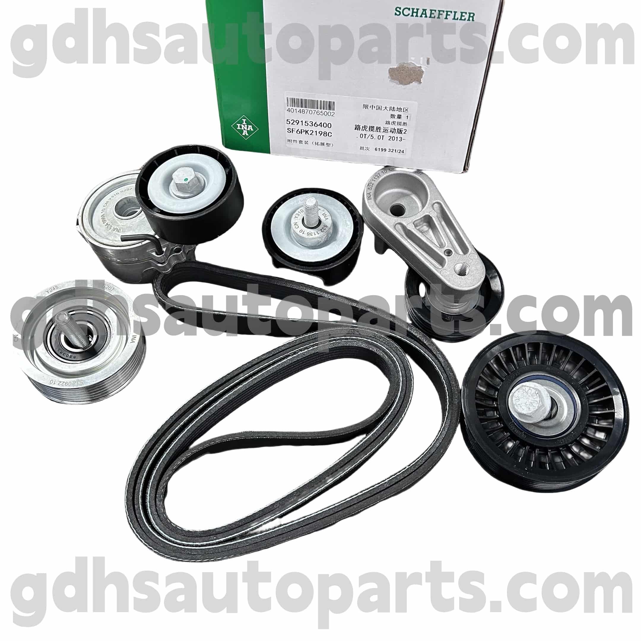 5291536400 Schaeffler Ina Drive Belt Tensioner para sa Jaguar XJ, Jaguar XF, Jaguar XE, F-Pace OE no. C2Z16647