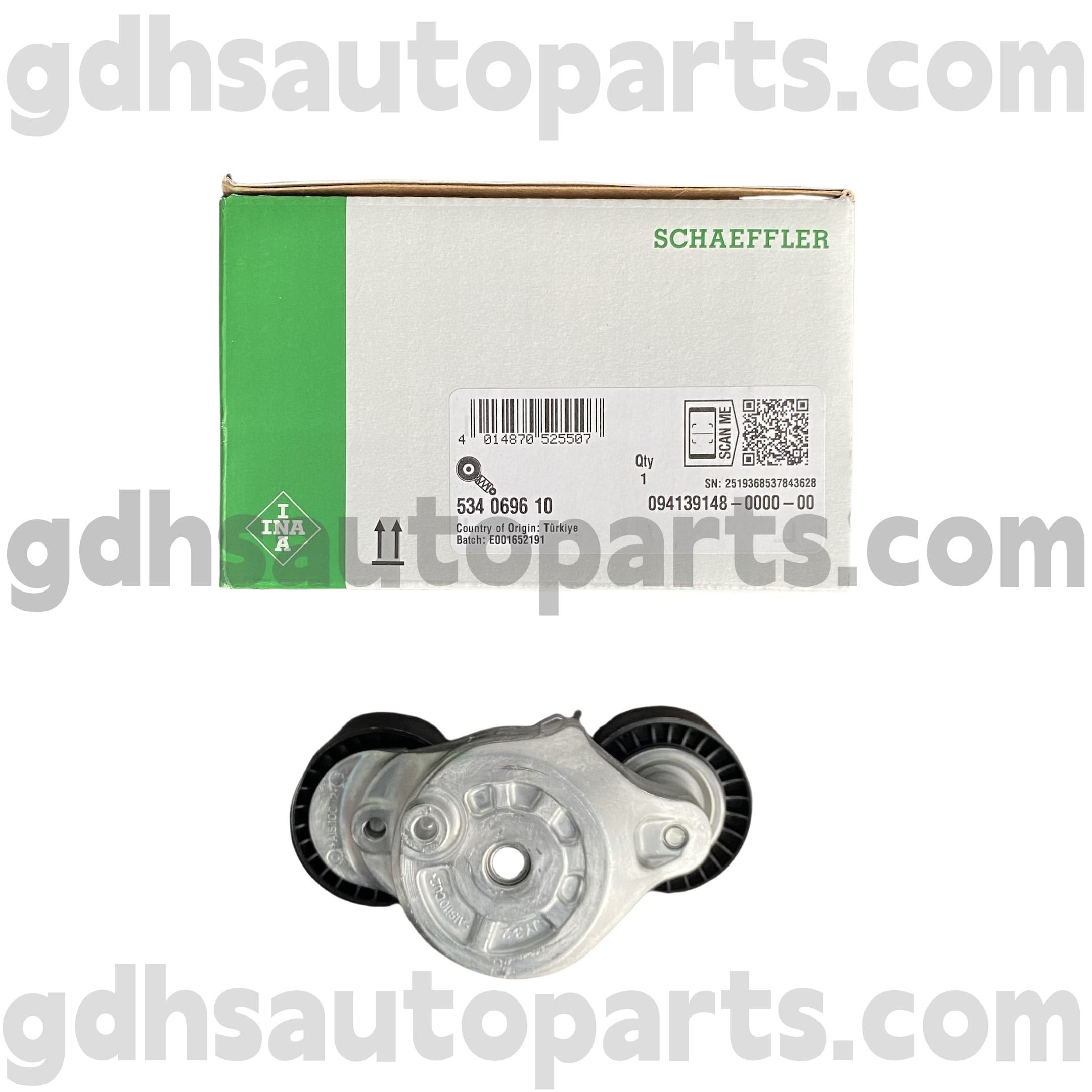 5340696100 Schaeffler Ina Timing Belt Pulley para sa Range Rover Evoque, Discovery Sport, Land Rover Discovery 4 OE No.lr114017