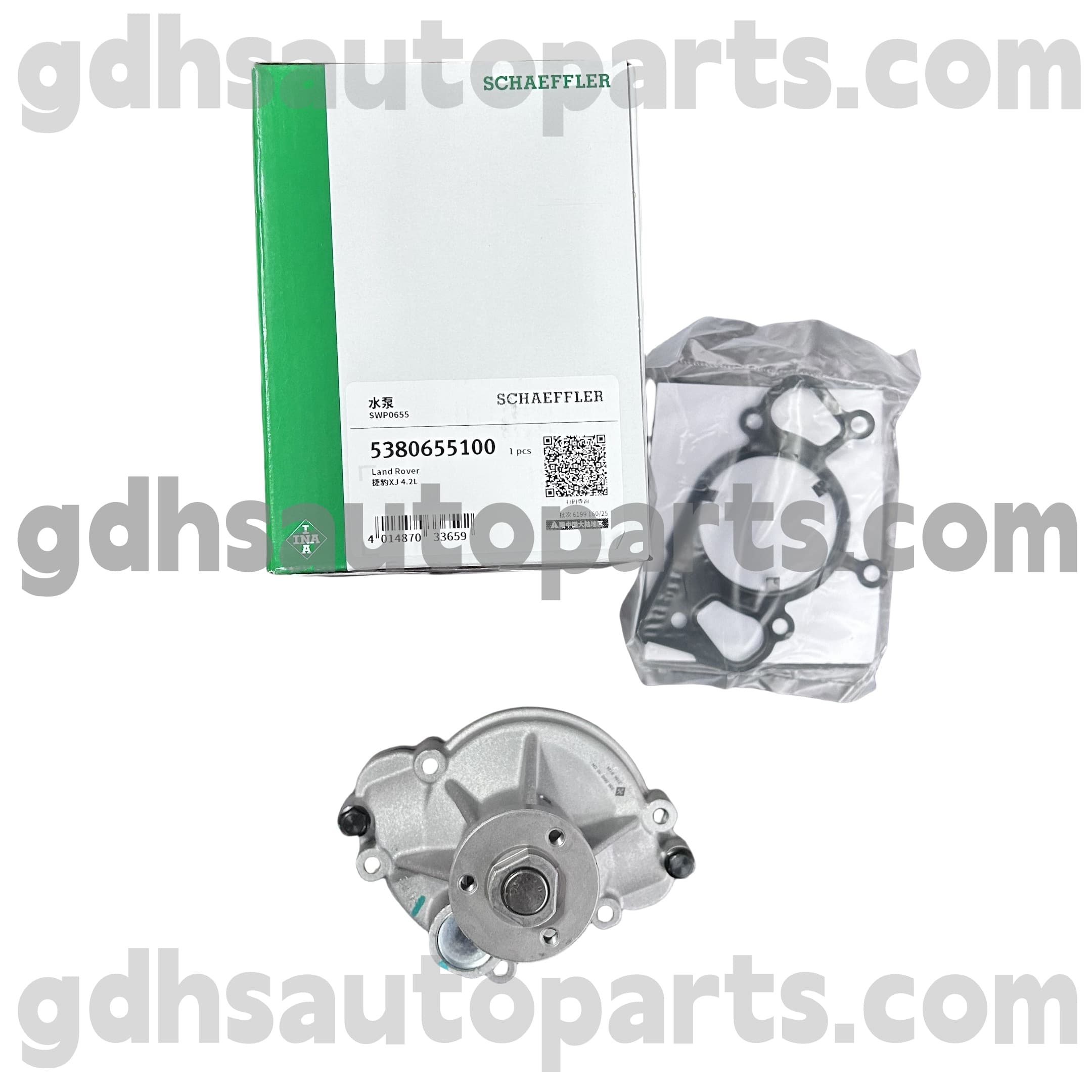 5380655100 Schaeffler Ina Water Pump para sa Range Rover Sport, Range Rover OE no. 4575902