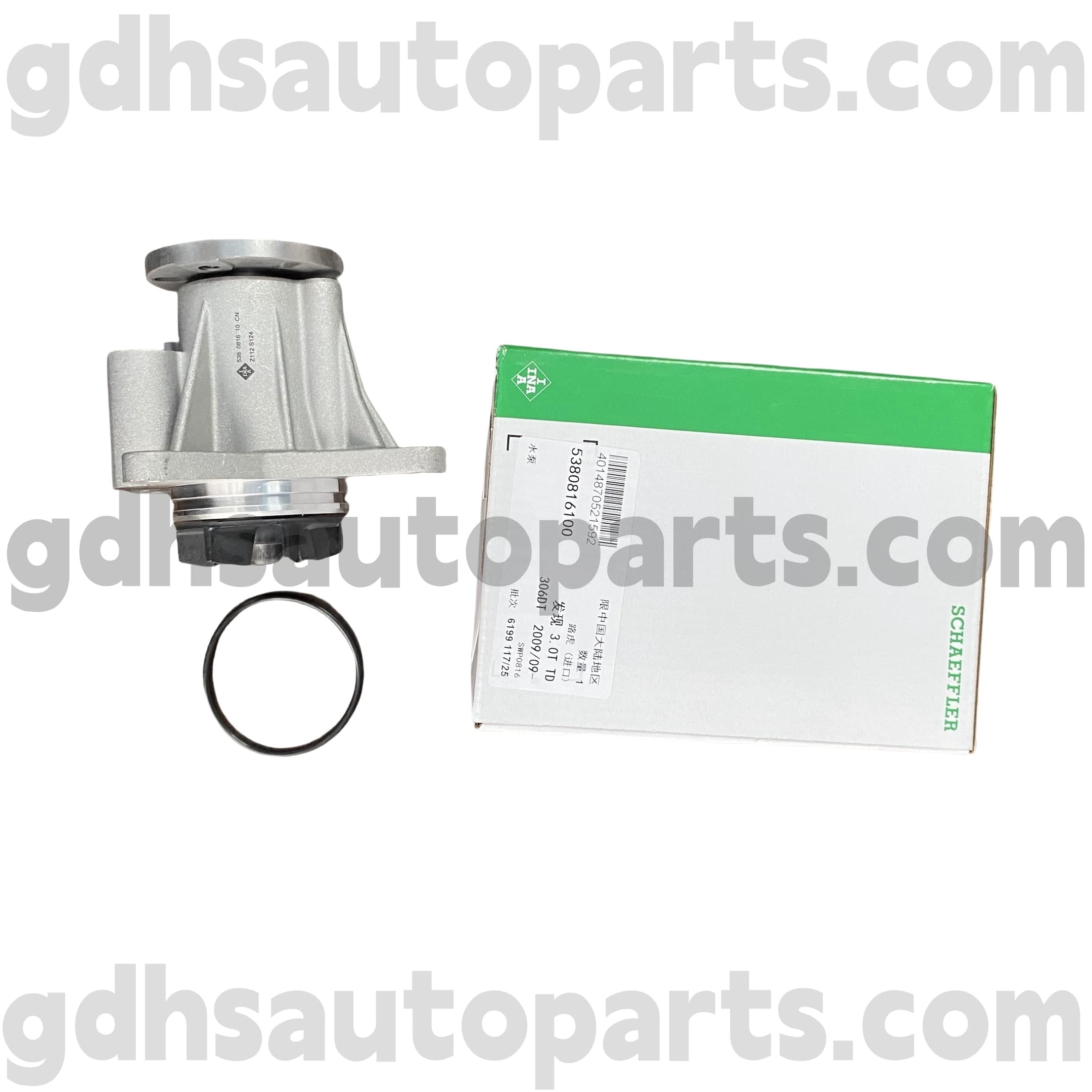 5380816100 Schaeffler Ina Water Pump para sa Range Rover, Range Rover Sport, Land Rover Discovery 4 OE no. LR013164