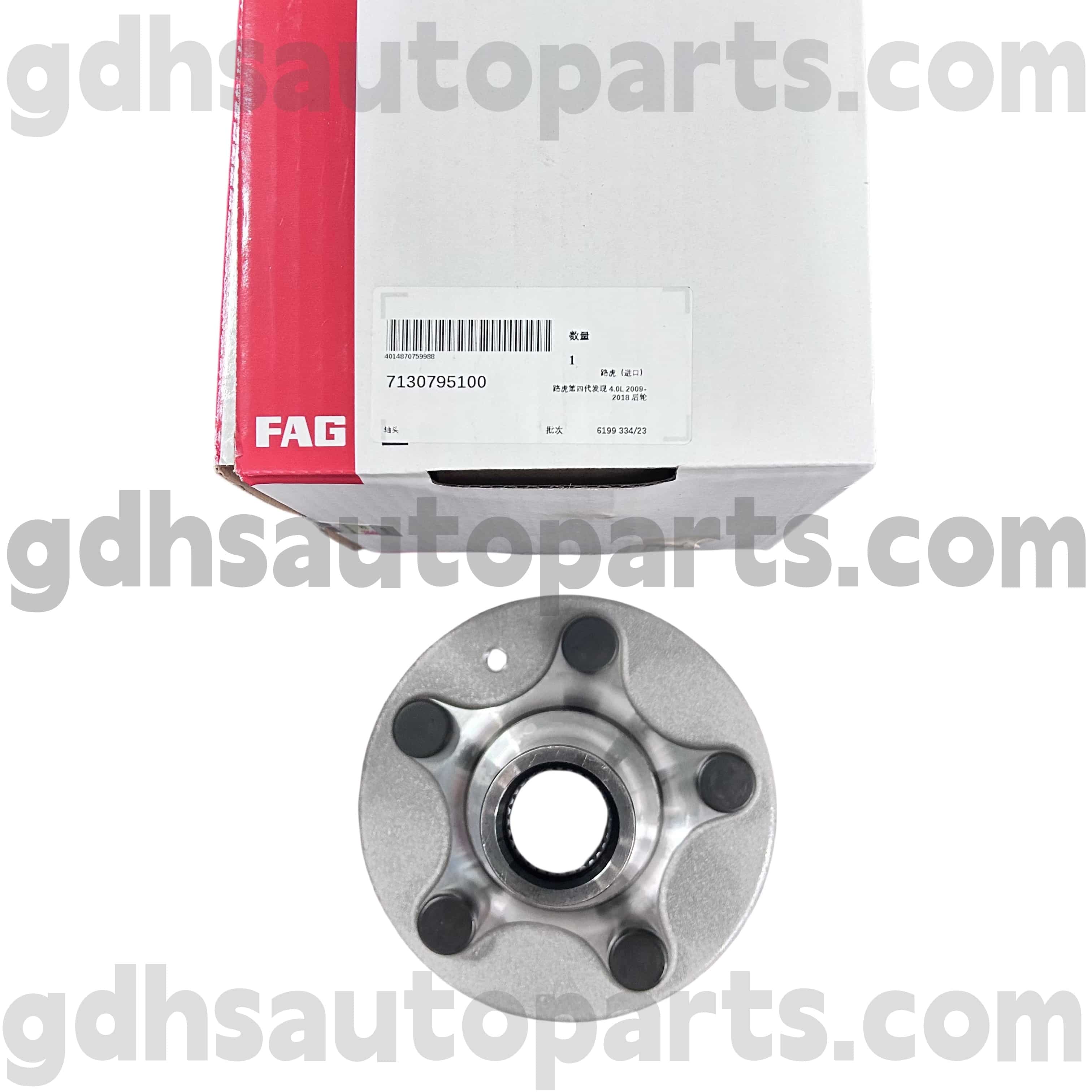 7130795100 Schaeffler Fag Wheel Hub na nagdadala ng Flange para sa Range Rover Sport, Land Rover Discovery 4 OE no. RUC500120